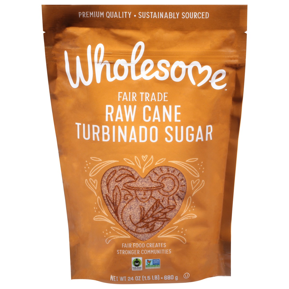 slide 6 of 14, Wholesome Raw Cane Turbinado Sugar 24 oz, 24 oz