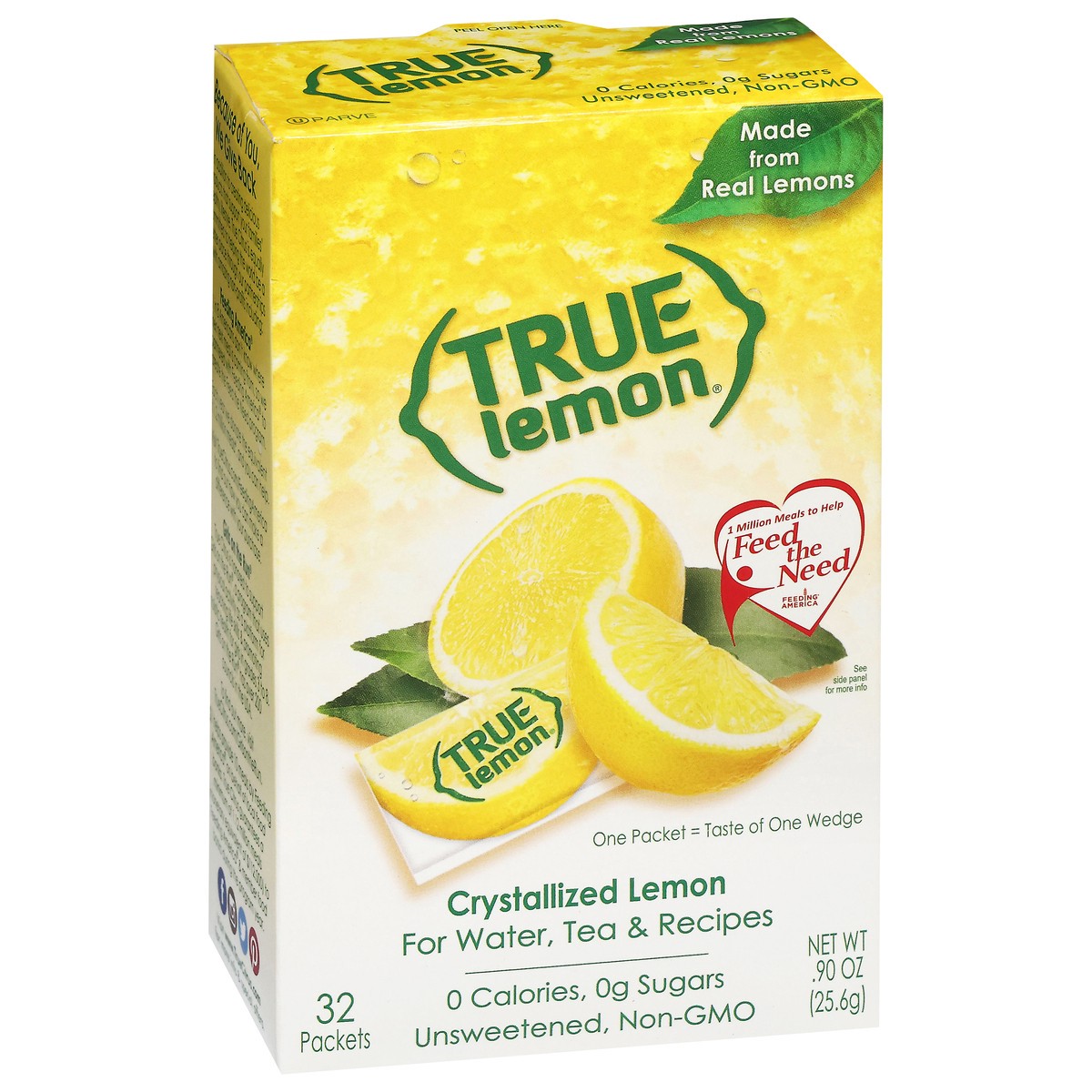 slide 13 of 14, True Lemon Crystallized Lemon 32 Packets, 32 ct