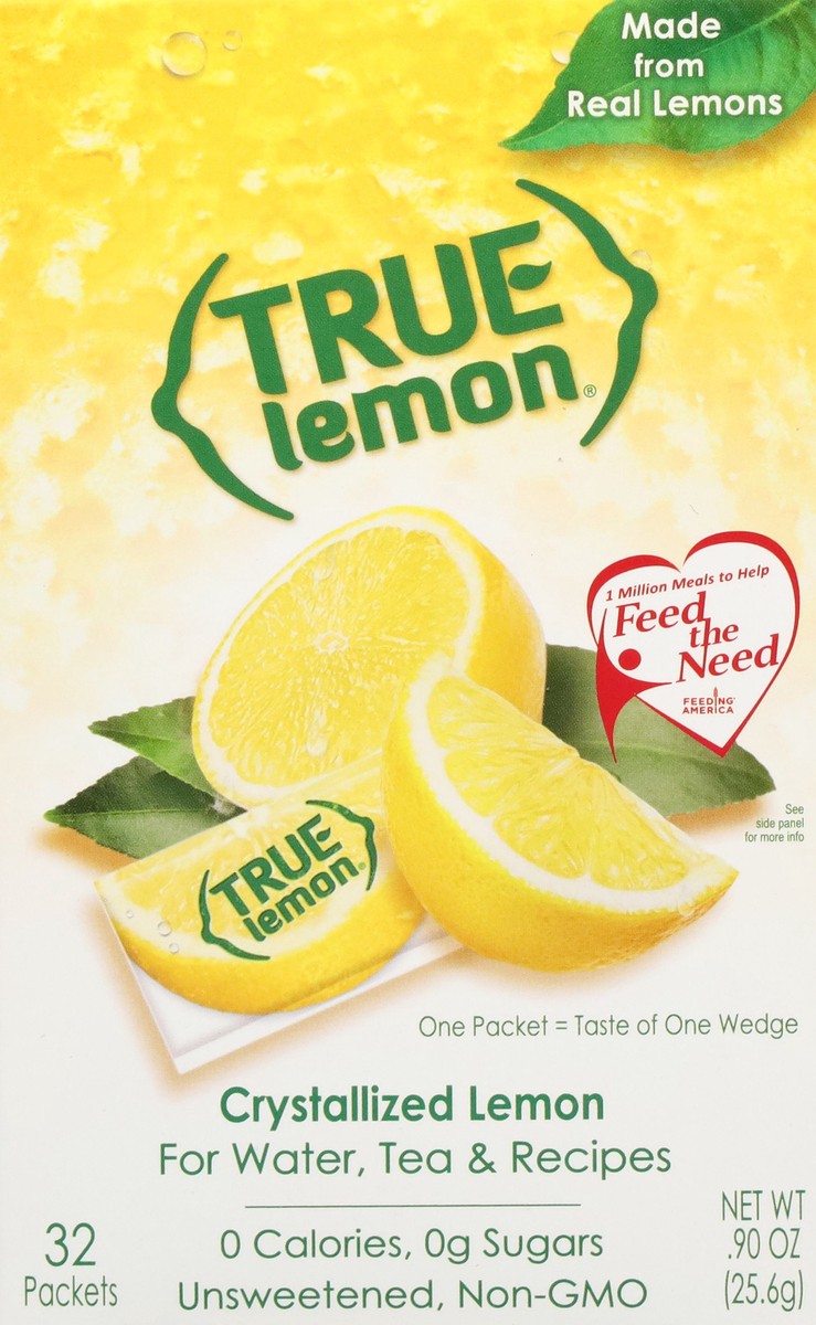 slide 2 of 14, True Lemon Crystallized Lemon 32 Packets, 32 ct