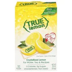 True Lemon Crystallized Lemon - 32 Packets