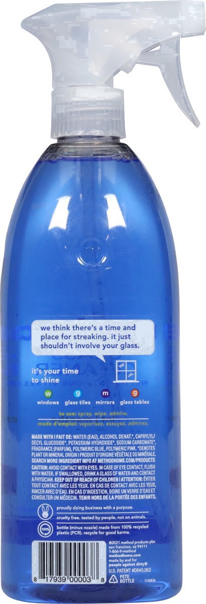 slide 15 of 52, method Mint Cleaning Products Glass Cleaner Spray Bottle - 28 fl oz, 28 fl oz