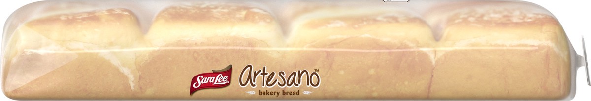 slide 5 of 9, Sara Lee Artesano White Bakery Rolls, 12 count, Sliced Bread Dinner Rolls, 18 oz Bag, 12 ct