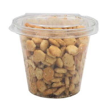 slide 1 of 1, Hy-Vee Garlic Parmesan Crackers, To-Go Sized, 4 oz