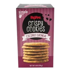 Hy-Vee Coconut Oatmeal Crispy Cookies
