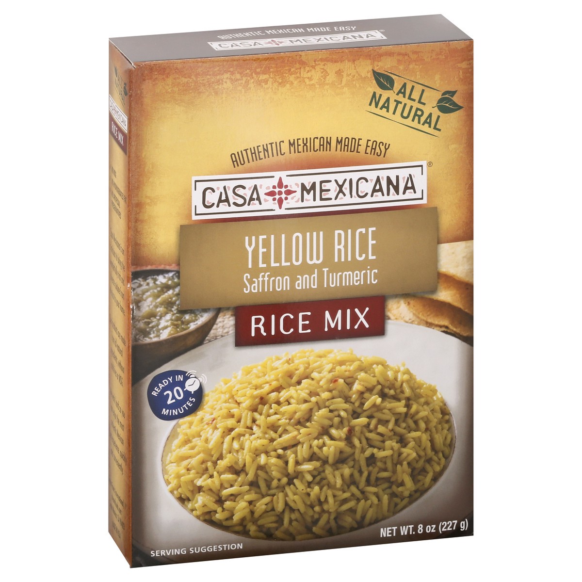 slide 4 of 13, Casa Mexicana Yellow Rice Saffron and Turmeric Rice Mix 8 oz, 8 oz