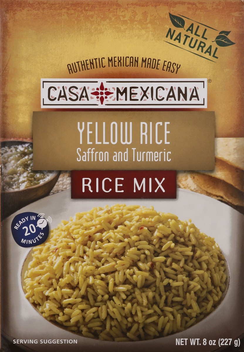 slide 7 of 13, Casa Mexicana Yellow Rice Saffron and Turmeric Rice Mix 8 oz, 8 oz