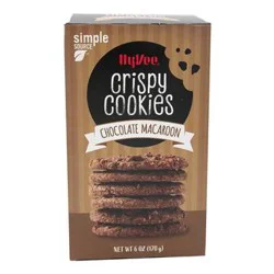Hy-Vee Chocolate Macaroon Crispy Cookies