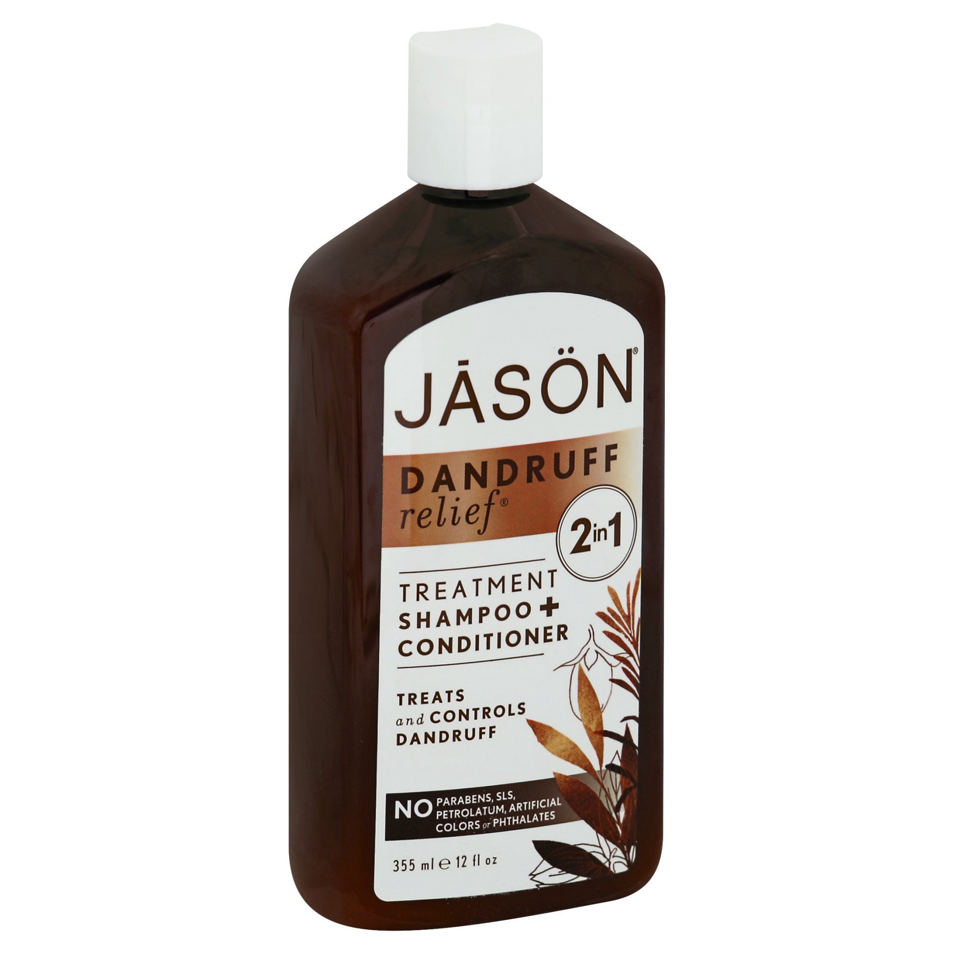 slide 1 of 9, Jason Anti-Dandruff Scalp Care 2-in-1 Shampoo + Conditioner 12 fl oz, 12 fl oz
