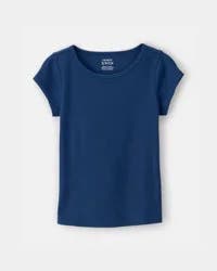 Carters Girls Rib Top - Blue Navy XL