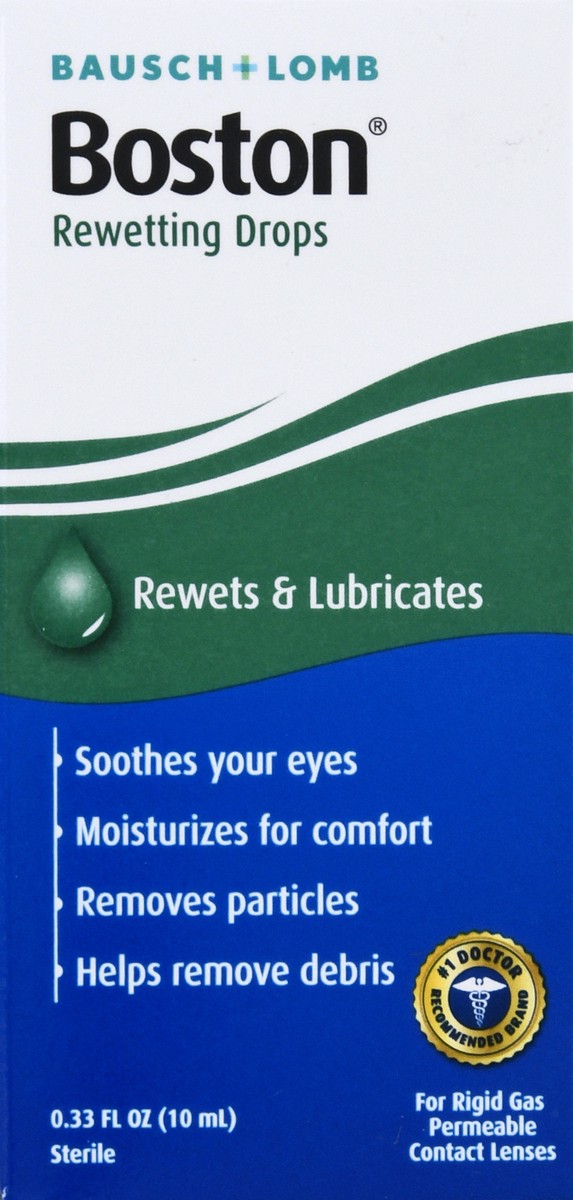 slide 6 of 12, Bausch + Lomb Boston Rewetting Drops 0.33 oz, 0.33 oz