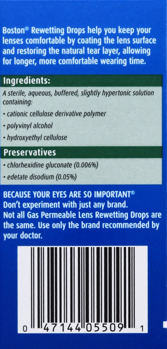 slide 7 of 12, Bausch + Lomb Boston Rewetting Drops 0.33 oz, 0.33 oz