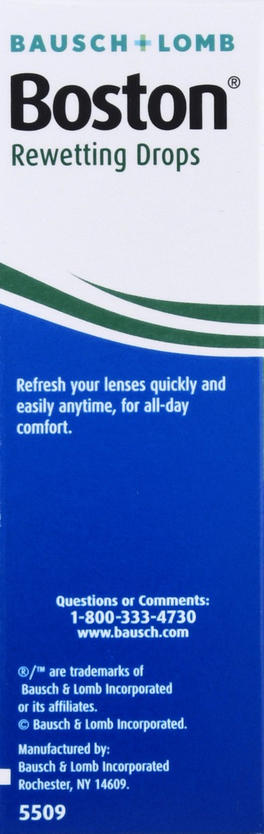 slide 4 of 12, Bausch + Lomb Boston Rewetting Drops 0.33 oz, 0.33 oz