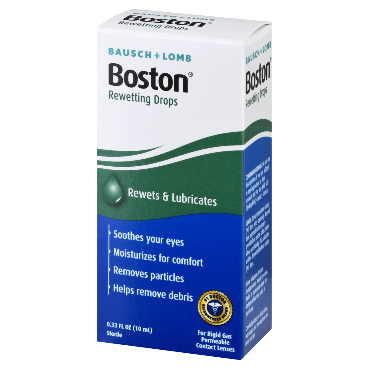 slide 3 of 12, Bausch + Lomb Boston Rewetting Drops 0.33 oz, 0.33 oz