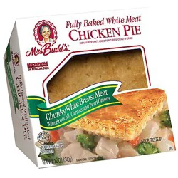 Mrs. Budds Fully Baked White Meat Chicken Pie With Broccoli Carrots And Pearl Onions - 12 Oz.