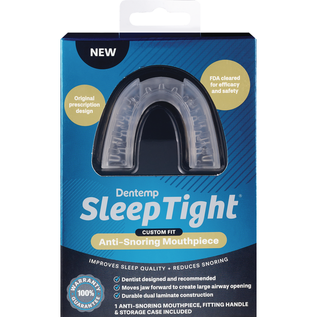 slide 1 of 1, Dentemp Sleep Tight Anti-Snoring Mouthpiece 1 ea, 1 ct