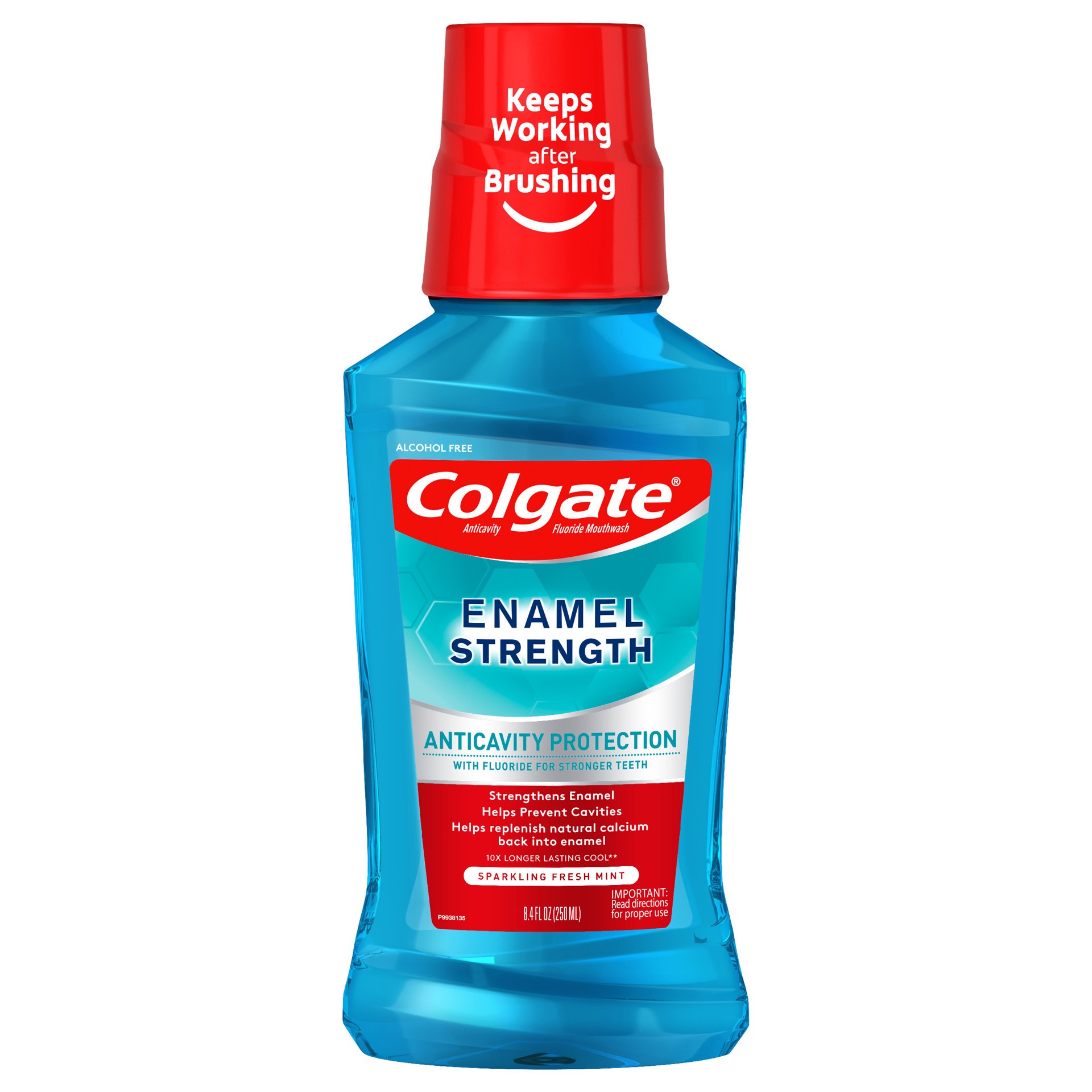 slide 1 of 6, Colgate Enamel Health Mouthwash, Fresh Mint - 250 mL, 8.4 fl.oz., 8.40 fl oz