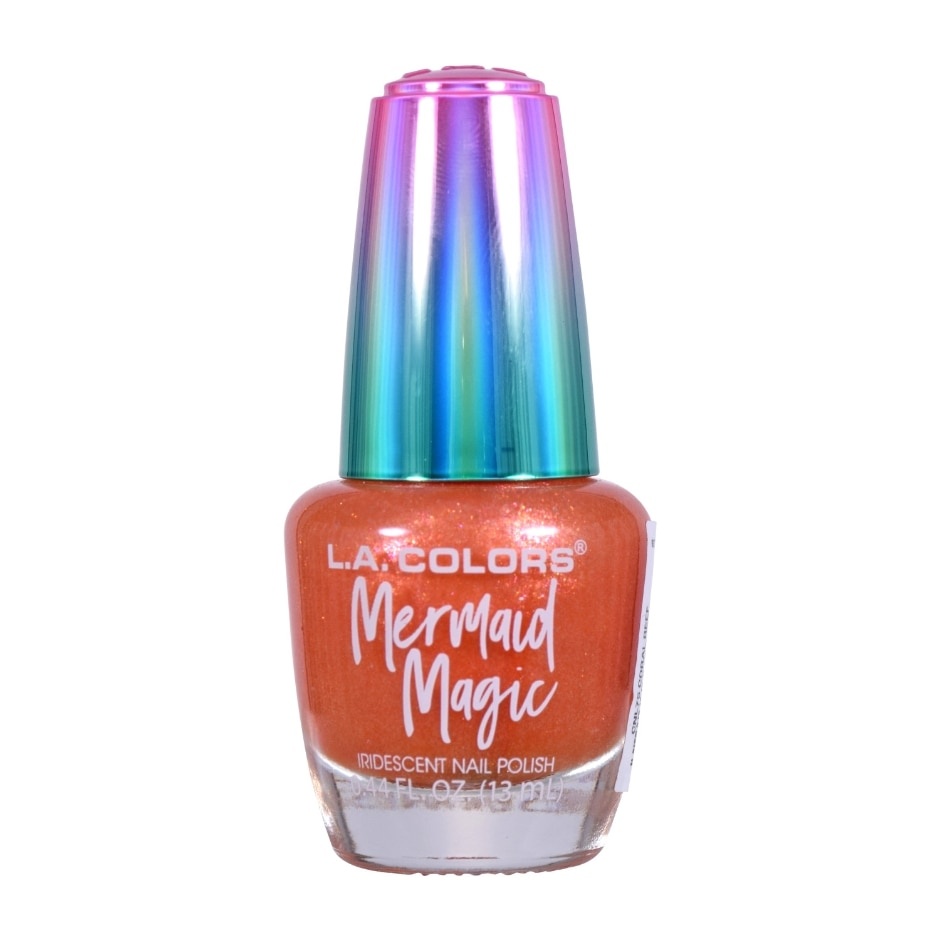 slide 1 of 1, LA COLORS Lac Mermaid Polish-Coral Reef, 0.44 fl oz