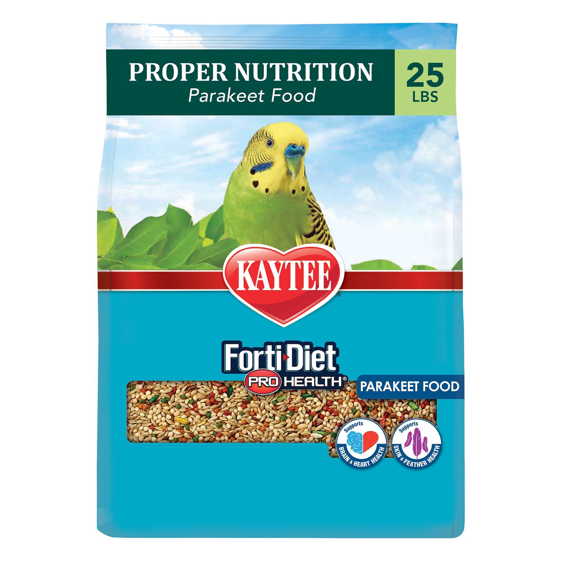 slide 1 of 1, KAYTEE FDPH Feather Parakeet Bird Food, 25 lb