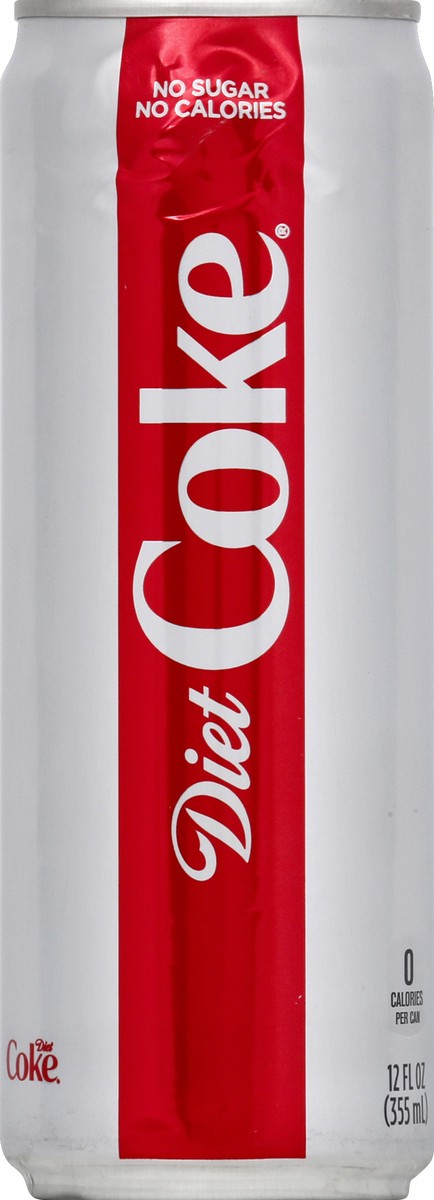 slide 4 of 4, Diet Coke Soda Soft Drink, 12 fl oz, 12 fl oz