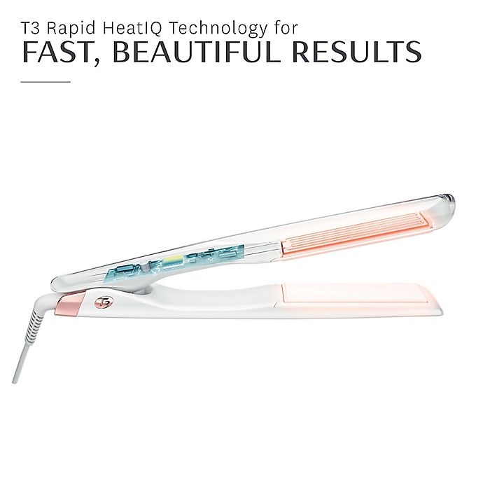 slide 4 of 8, T3 Lucea Professional Straightening and Styling Iron - White, 1 in