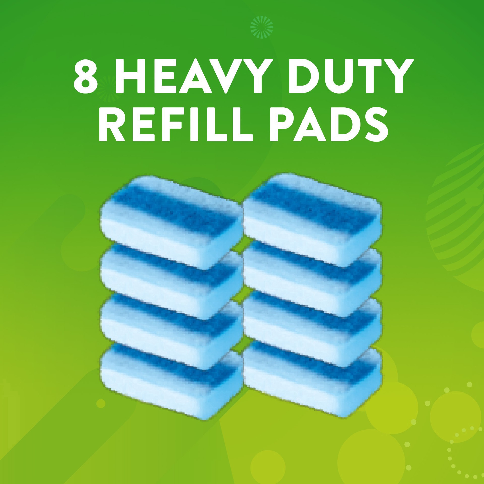 slide 5 of 8, Scrubbing Bubbles Fresh Brush Heavy Duty Flushable Refills, Citrus - Convenient and Thorough Clean for Your Toilet, 8 Pads, 8 ct