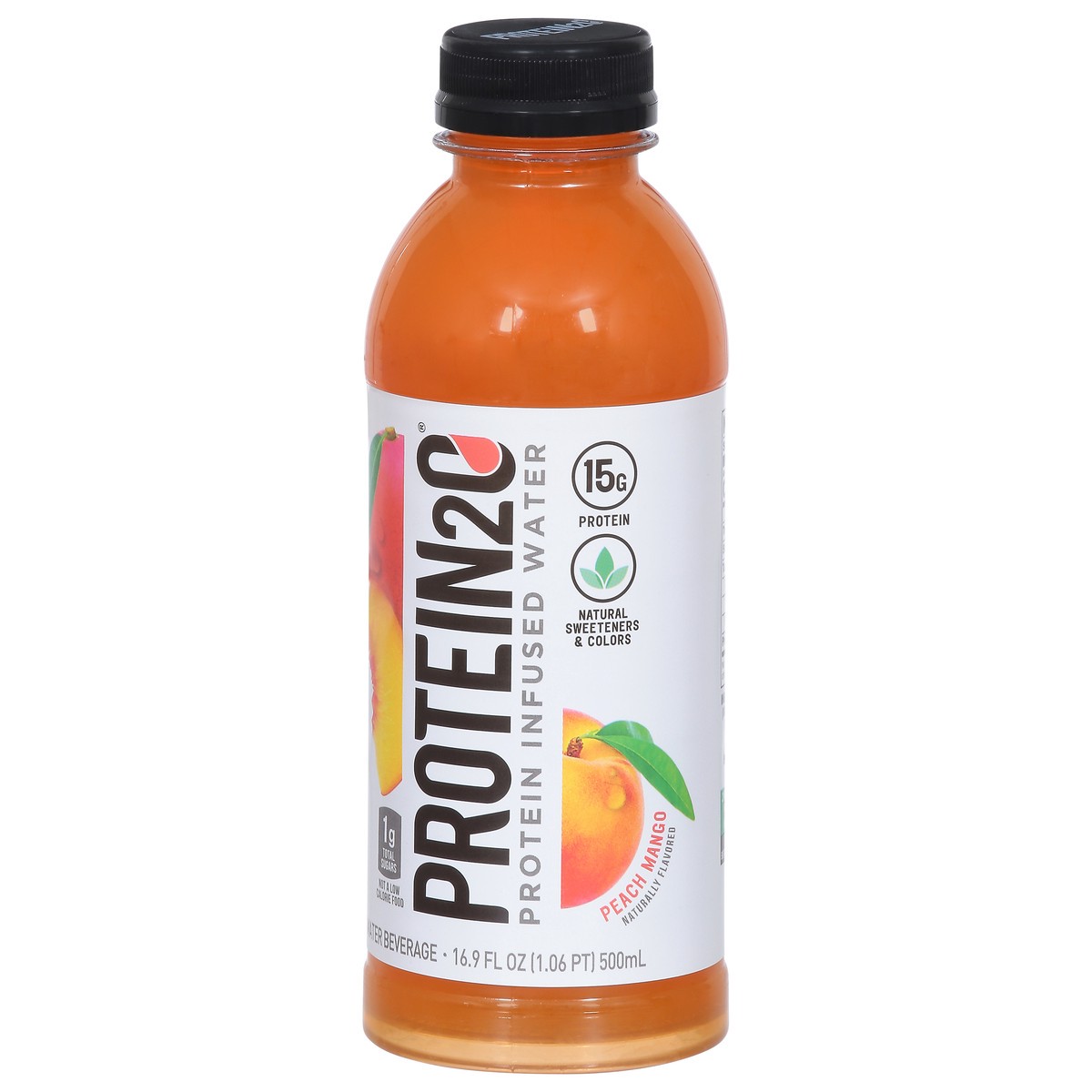 slide 6 of 9, Protein2o Peach Mango Water Beverage 16.9 fl oz, 16.9 fl oz