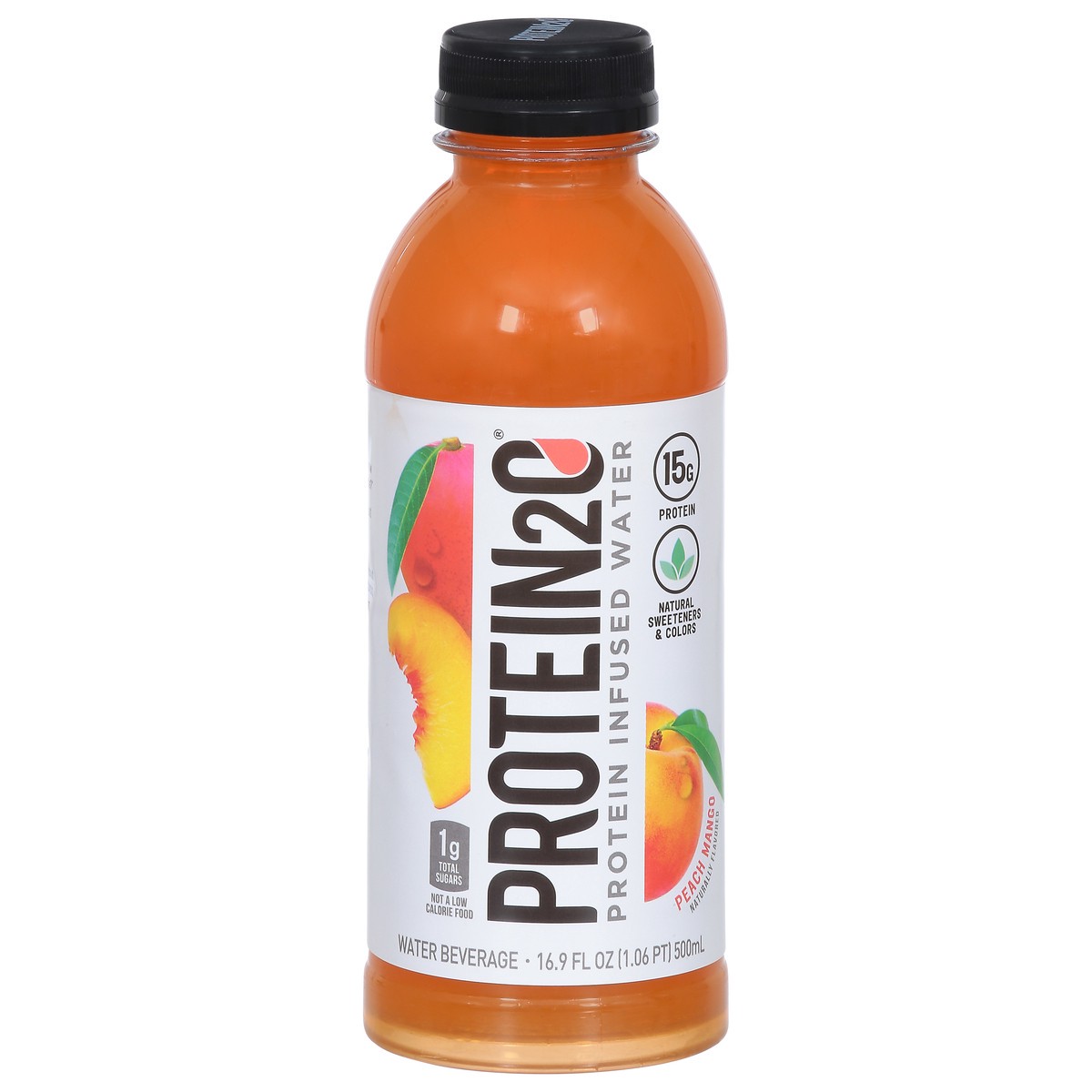 slide 1 of 9, Protein2o Peach Mango Water Beverage 16.9 fl oz, 16.9 fl oz