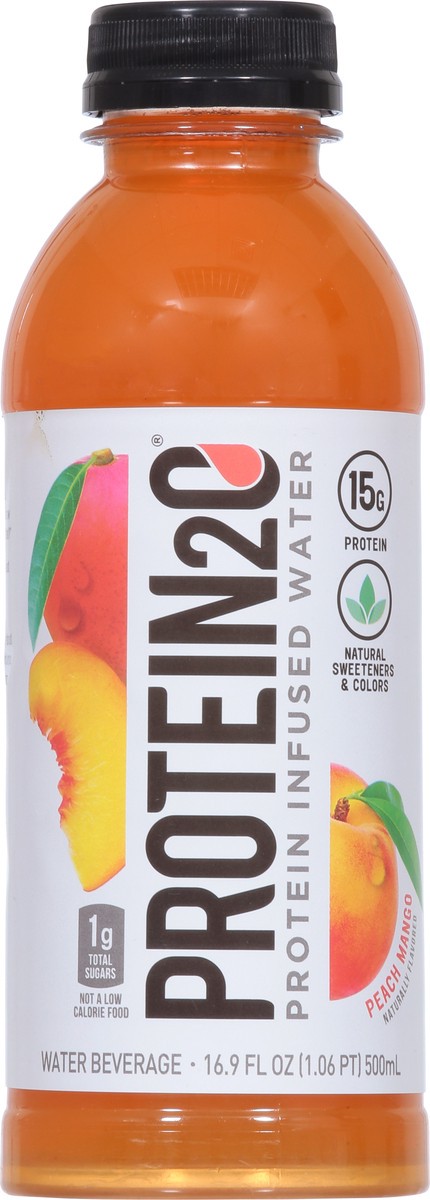 slide 2 of 9, Protein2o Peach Mango Water Beverage 16.9 fl oz, 16.9 fl oz