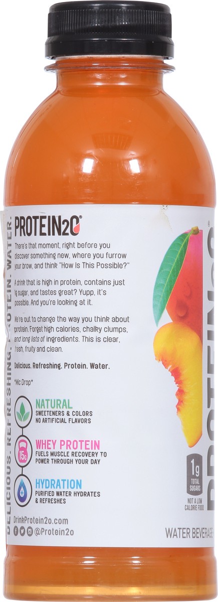 slide 8 of 9, Protein2o Peach Mango Water Beverage 16.9 fl oz, 16.9 fl oz