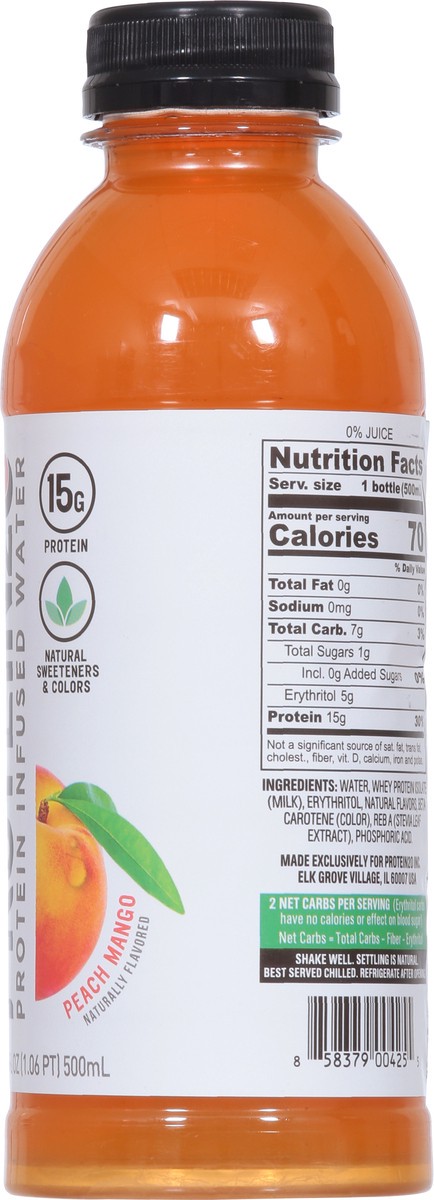 slide 3 of 9, Protein2o Peach Mango Water Beverage 16.9 fl oz, 16.9 fl oz