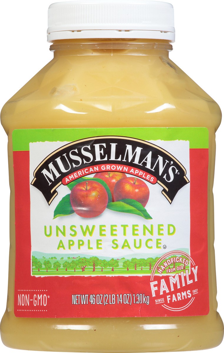 slide 13 of 13, Musselman's Unsweetened Apple Sauce 46 oz., 46 oz