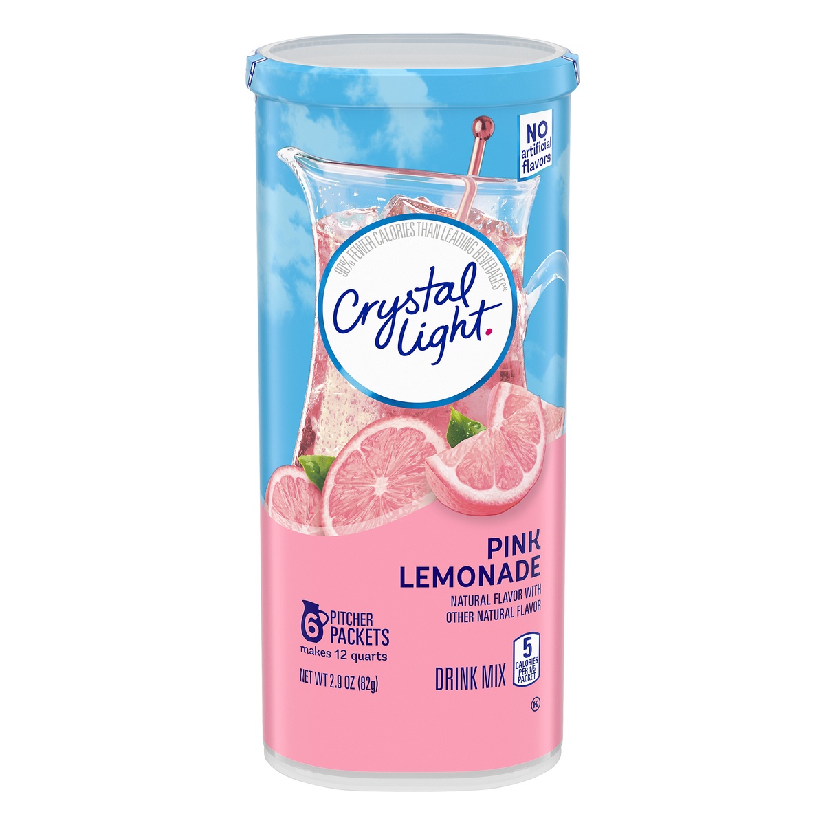 slide 11 of 11, Crystal Light Pink Lemonade Naturally Flavored Powdered Drink Mix Pitcher, 2.9 oz