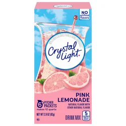 Crystal Light Pink Lemonade Drink Mix 6-2.9 oz