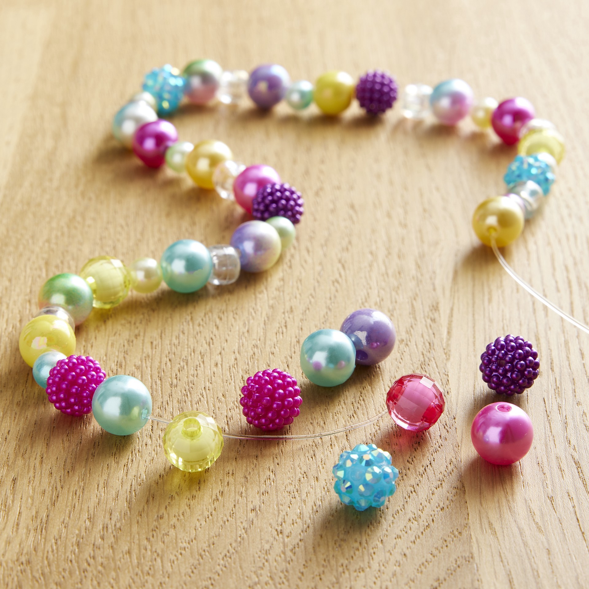 slide 2 of 4, Mixed Gumball Beads By Creatology, 100 ct total