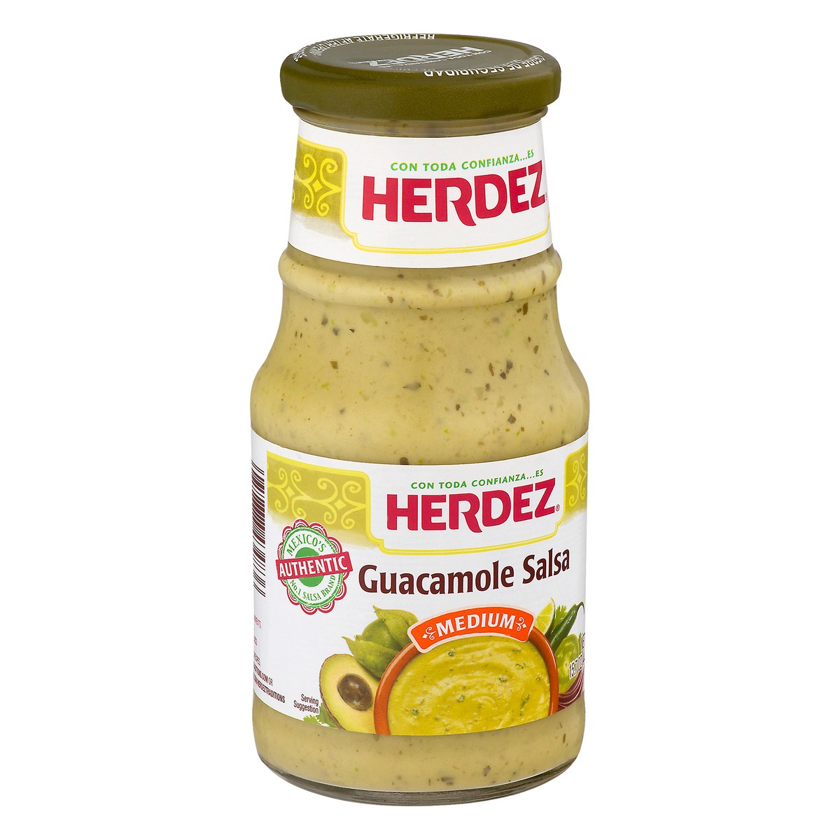 slide 3 of 9, Herdez Medium Guacamole Salsa 15.7 oz, 15.7 oz