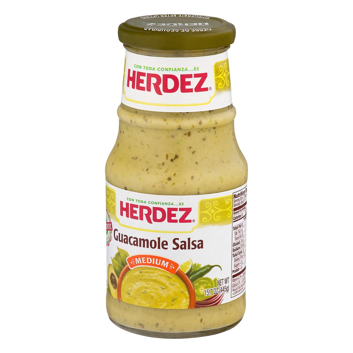 slide 9 of 9, Herdez Medium Guacamole Salsa 15.7 oz, 15.7 oz