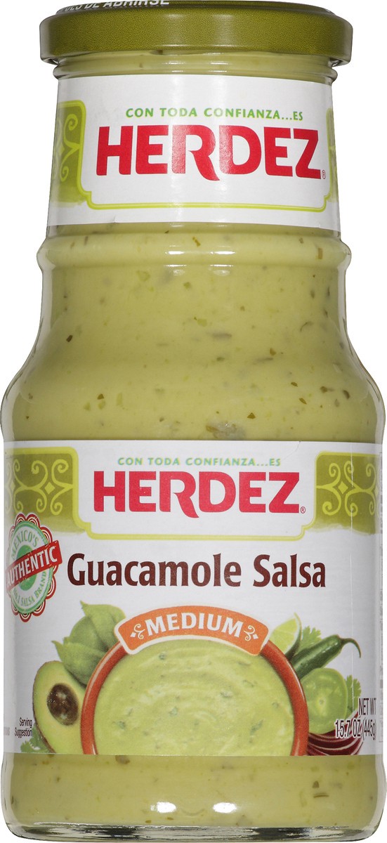 slide 4 of 9, Herdez Medium Guacamole Salsa 15.7 oz, 15.7 oz