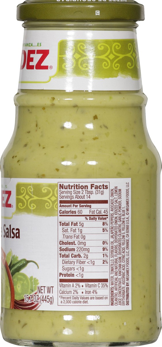 slide 2 of 9, Herdez Medium Guacamole Salsa 15.7 oz, 15.7 oz