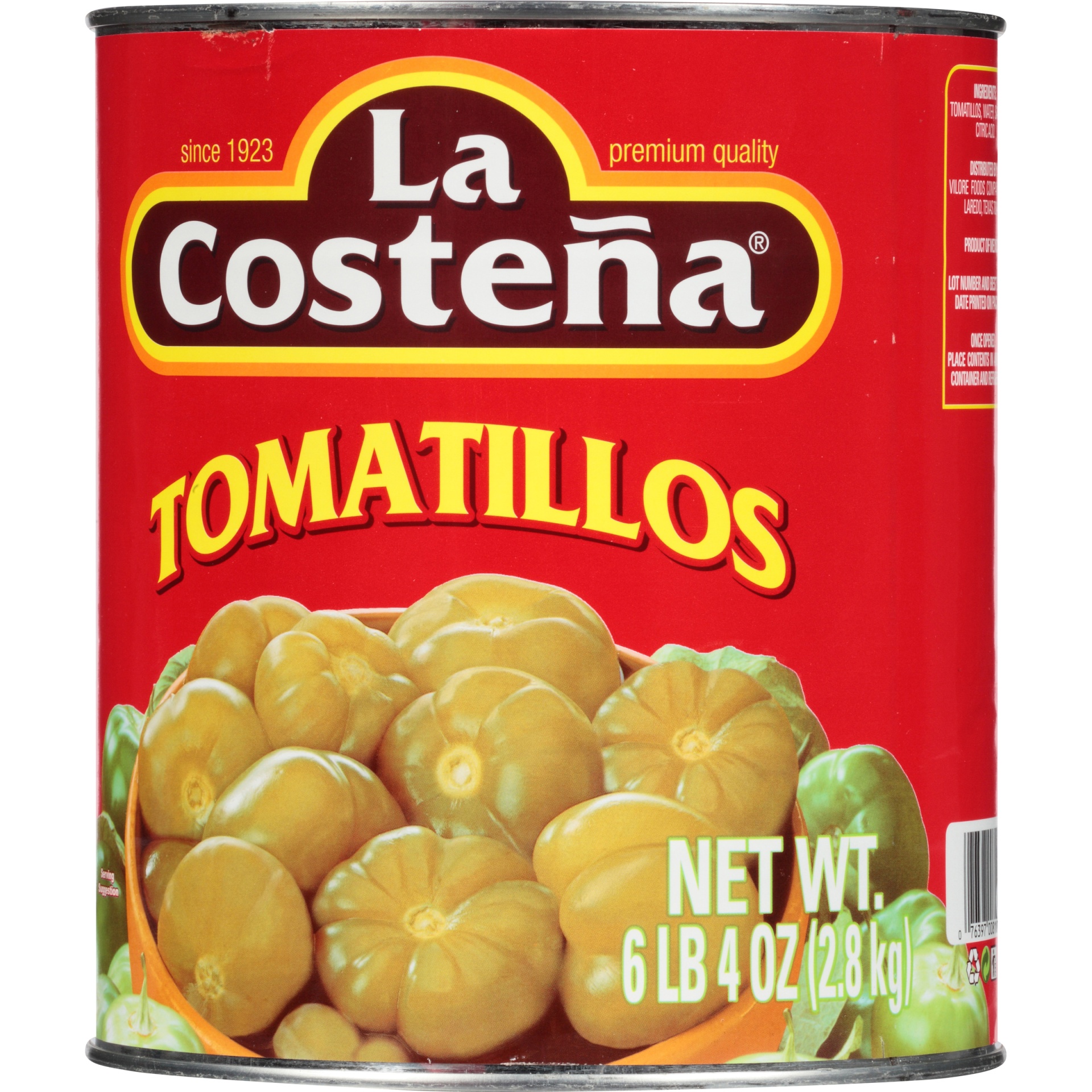 slide 4 of 6, La Costeña Tomatillos, 60 oz