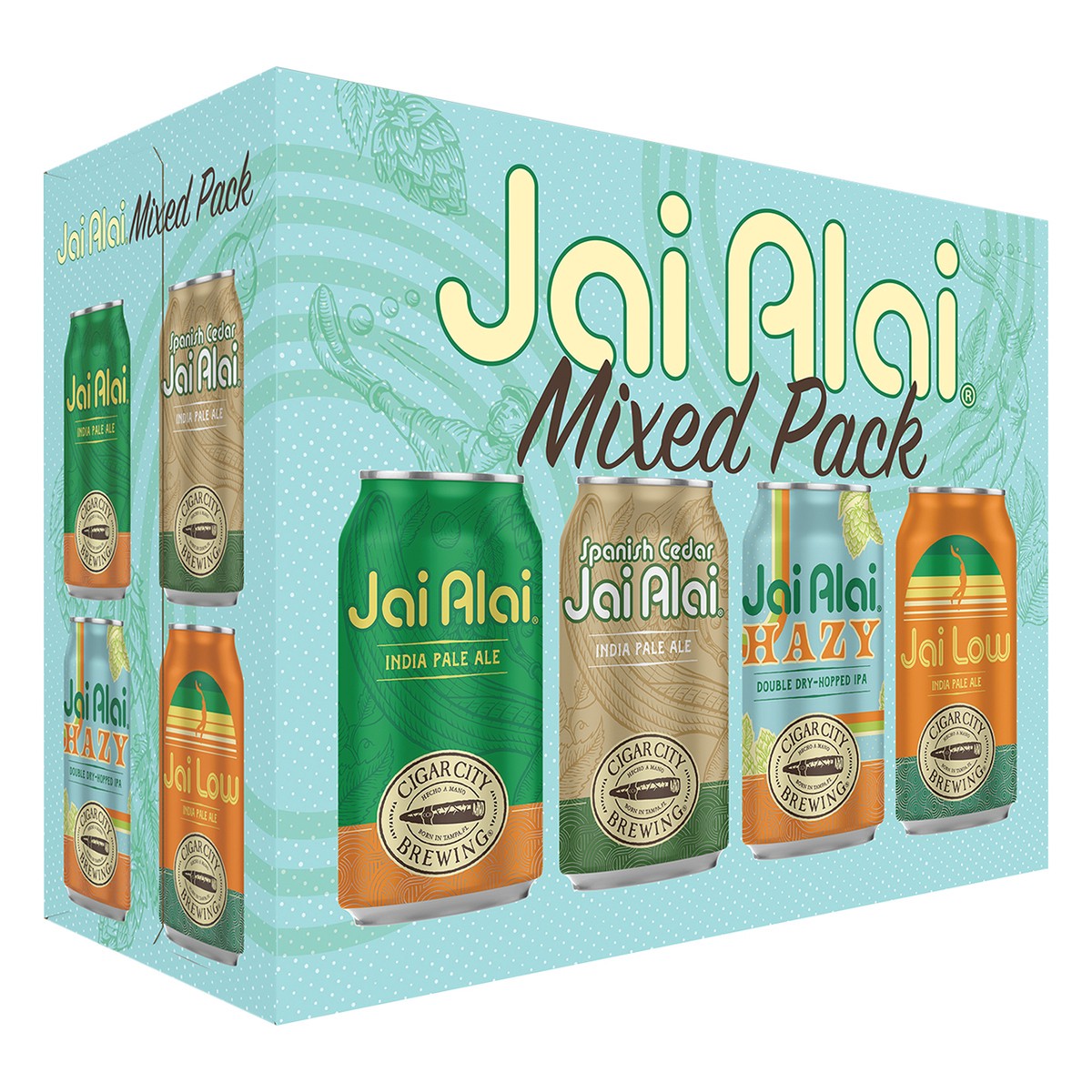 slide 5 of 7, Cigar City Brewing Cigar City Jai Alai IPA Mixed Pack 2/12/12oz, 12 oz