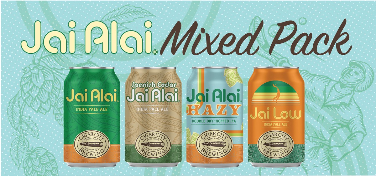 slide 4 of 7, Cigar City Brewing Cigar City Jai Alai IPA Mixed Pack 2/12/12oz, 12 oz