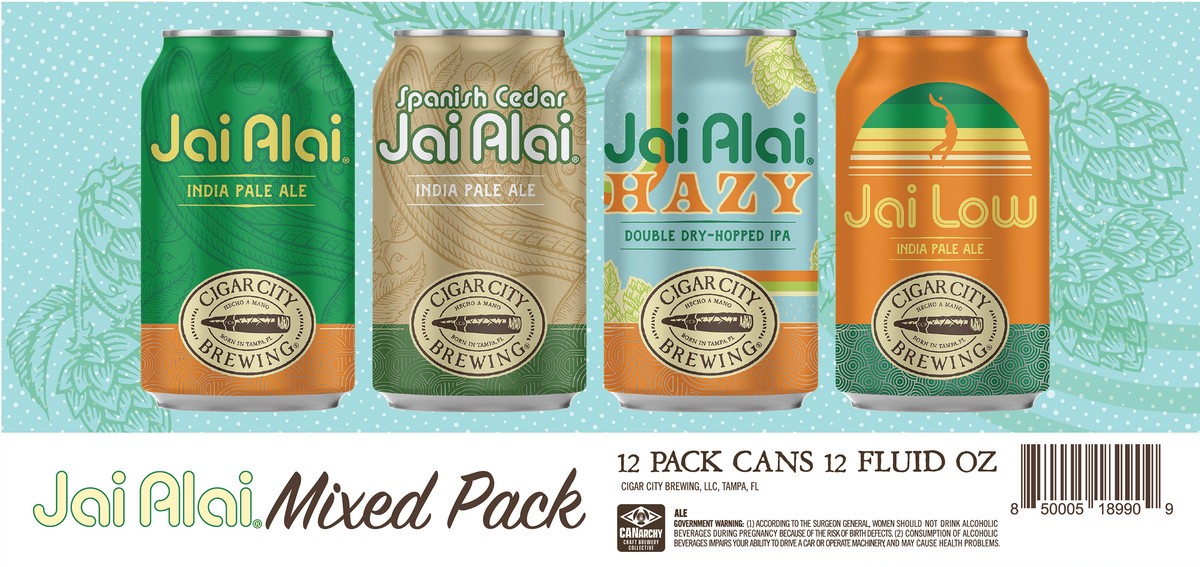 slide 3 of 7, Cigar City Brewing Cigar City Jai Alai IPA Mixed Pack 2/12/12oz, 12 oz