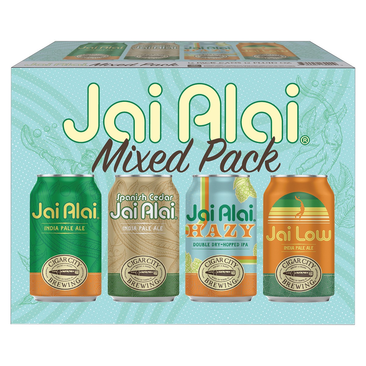 slide 2 of 7, Cigar City Brewing Cigar City Jai Alai IPA Mixed Pack 2/12/12oz, 12 oz