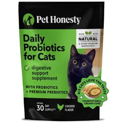 Pet Honesty's Probiotics Gut + Immune Health for Cats, 3.7 oz., Count of 30