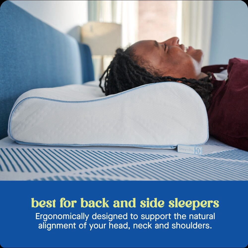 slide 4 of 5, Sealy® Dreamlife Contour Bed Pillow, 1 ct