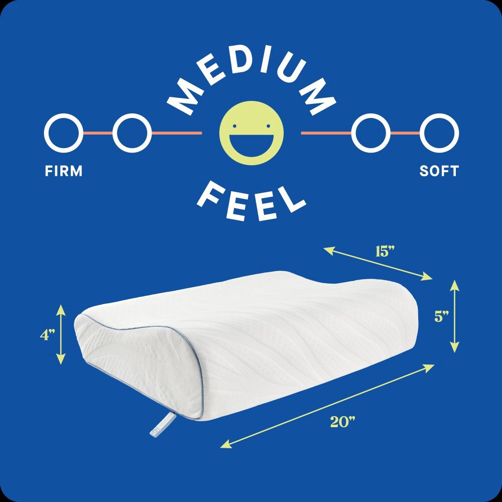 slide 2 of 5, Sealy® Dreamlife Contour Bed Pillow, 1 ct