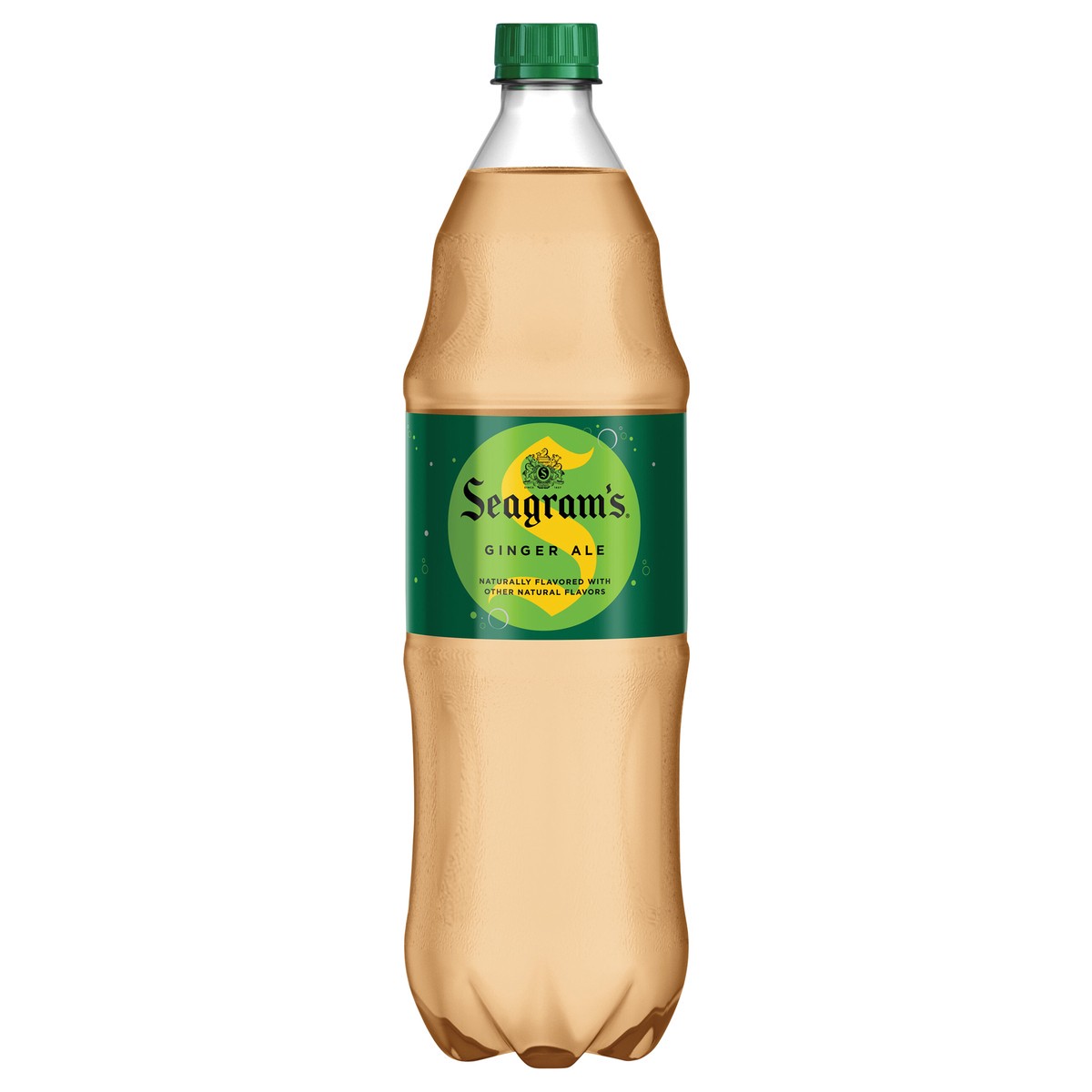 slide 1 of 5, Seagram's Seagrams Ginger Ale Bottle- 42.2 fl oz, 42.2 fl oz