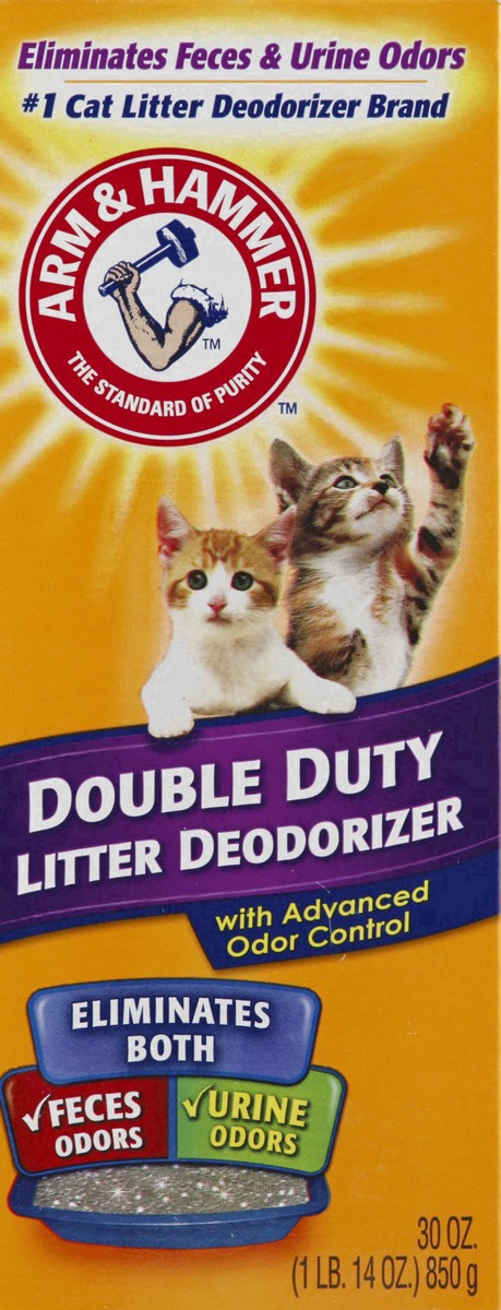 slide 10 of 22, ARM & HAMMER Cat Litter Deodorizer Double Duty, 30 oz, 30 oz