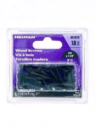 Hillman No. 12 Wood Screw, Black