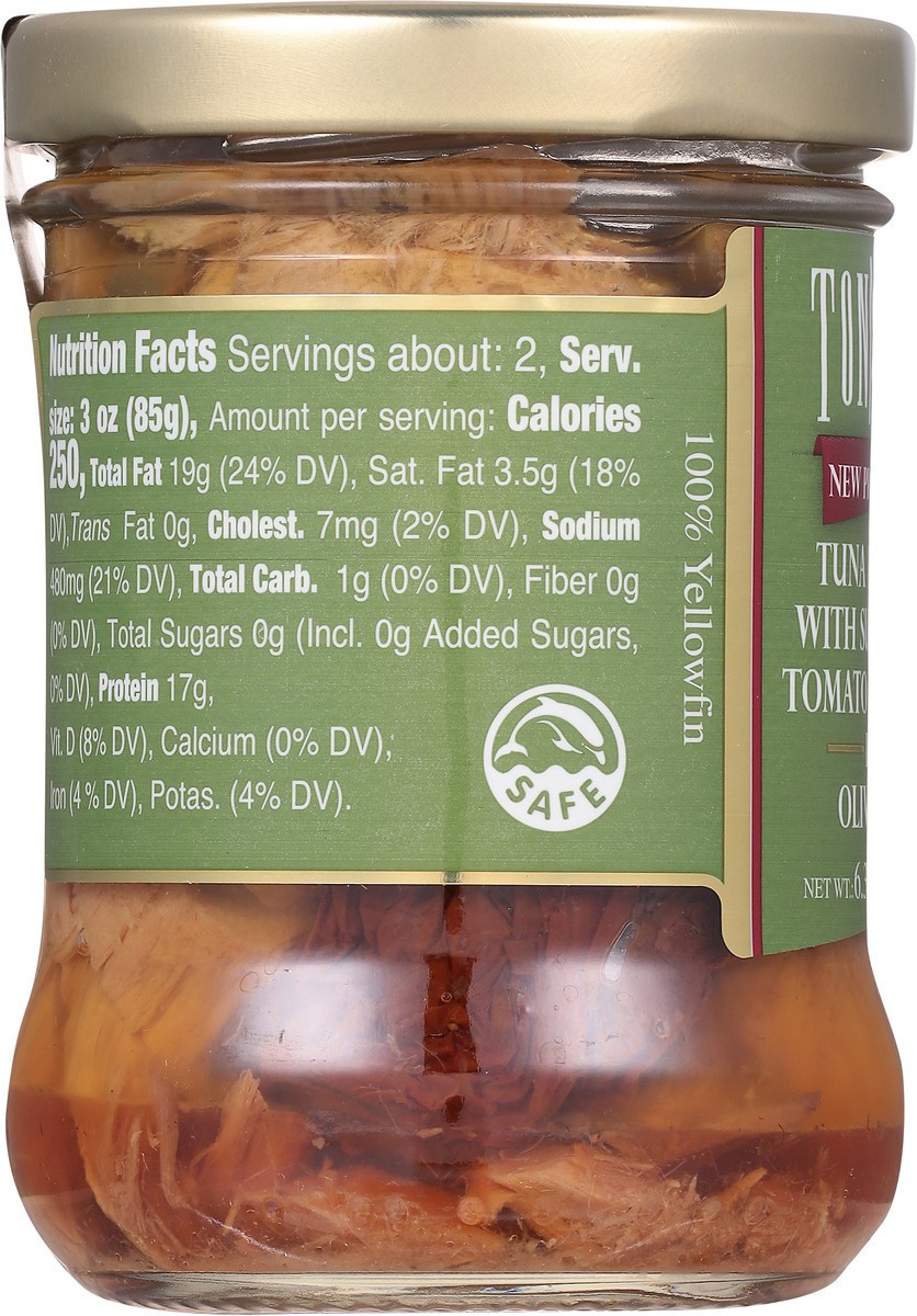 slide 2 of 9, Tonnino Tuna Fillets with Sundried Tomato & Olives in Olive Oil 6.3 oz, 6.3 oz